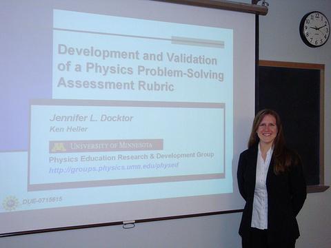 Jennifer Docktor's doctoral defense on Sep 24th 2009
